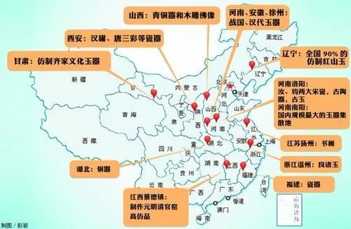 玉器仿古做旧手艺师徒相传 火烧水浸做出古董味