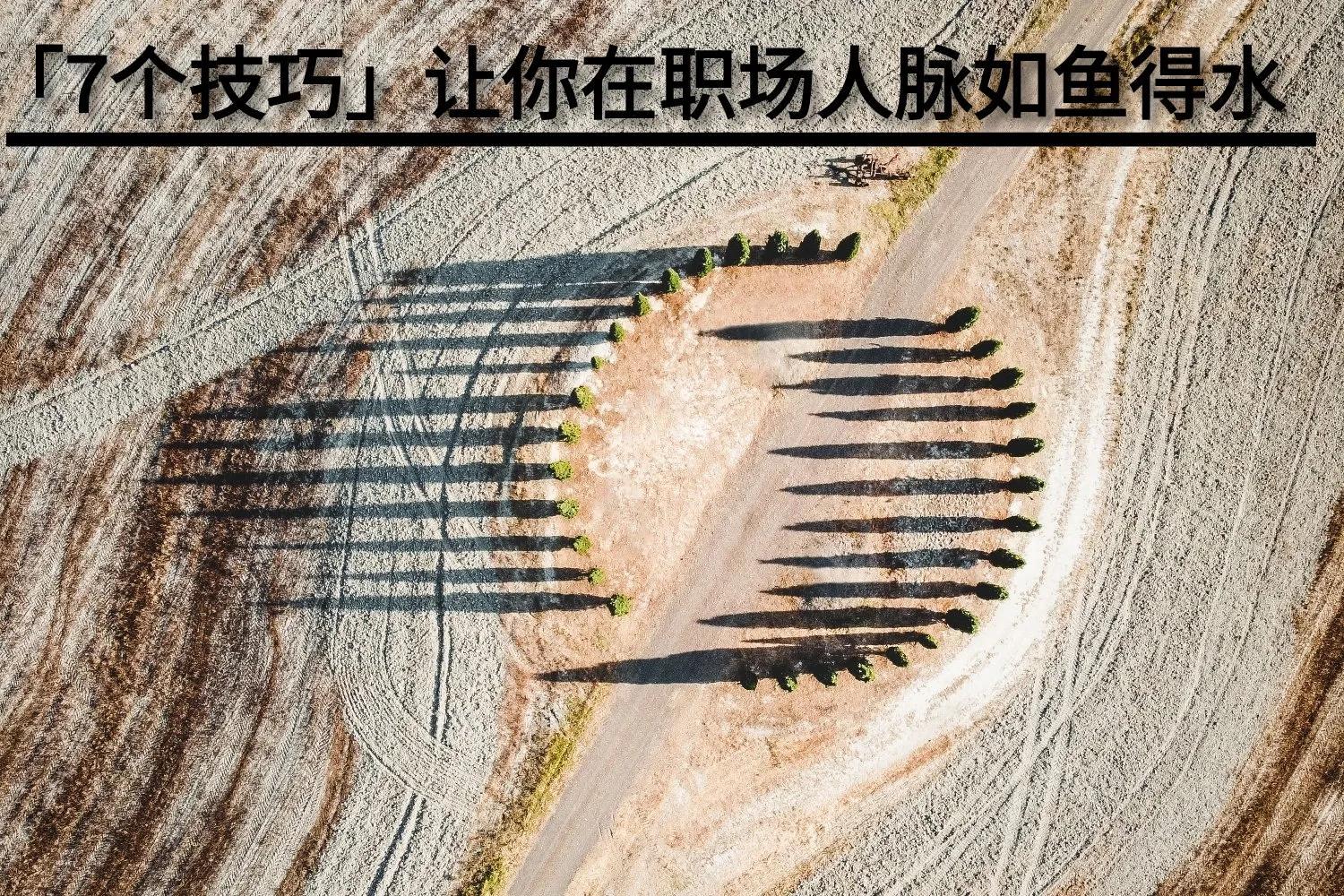 「7个技巧」让你在职场人脉如鱼得水