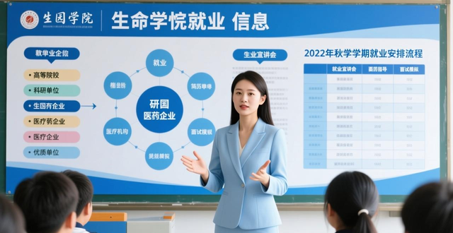 生命学院召开就业动员会，介绍就业形势与毕业生就业方向