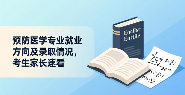 预防医学专业就业方向及录取情况，考生家长速看