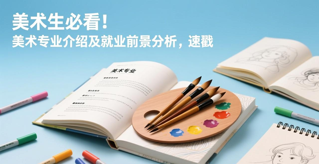 美术生必看！美术专业介绍及就业前景分析，速戳