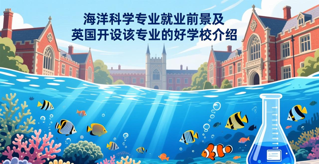海洋科学专业就业前景及英国开设该专业的好学校介绍