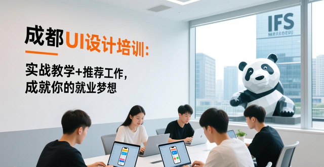 成都 UI 设计培训：实战教学+推荐工作，成就你的就业梦想