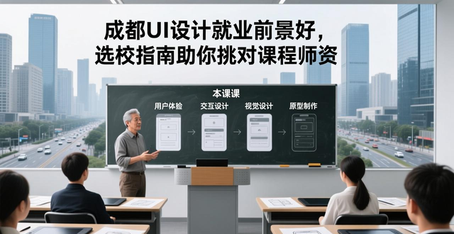 成都UI设计就业前景好，选校指南助你挑对课程师资