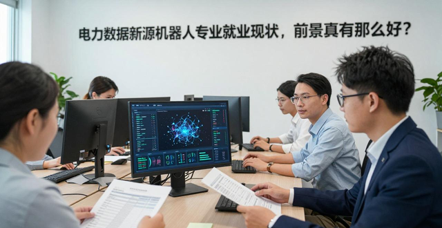 电力数据新能源机器人专业就业现状，前景真有那么好？