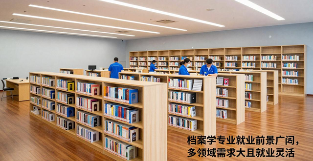 档案学专业就业前景广阔，多领域需求大且就业灵活