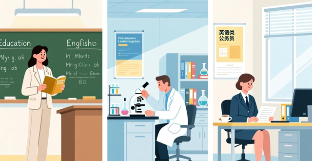 英语语言学硕士就业前景好，教育、公务员等多领域可选