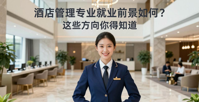 酒店管理专业就业前景如何？这些方向你得知道