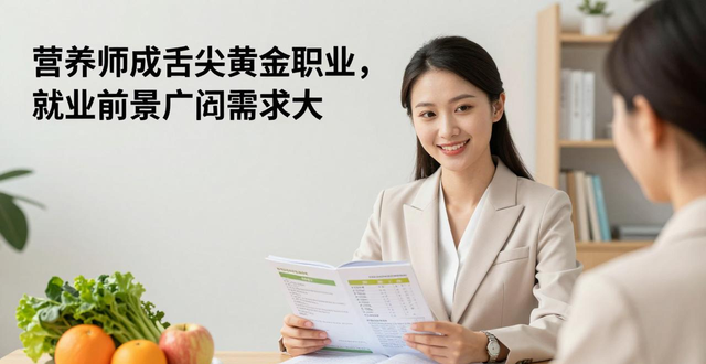 营养师成舌尖黄金职业，就业前景广阔需求大