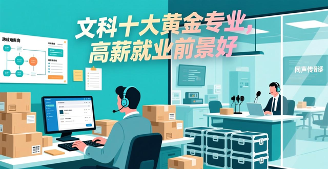文科十大黄金专业，高薪就业前景好
