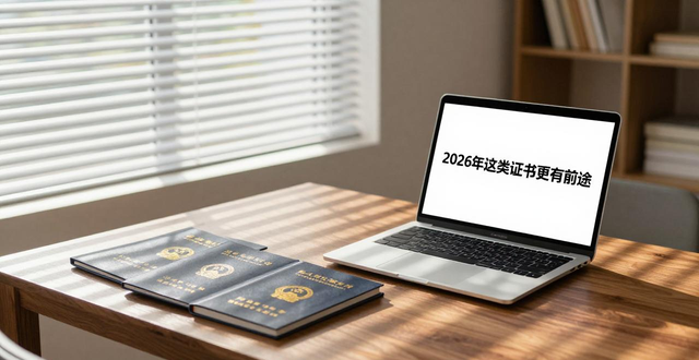 2026年这类证书更有前途