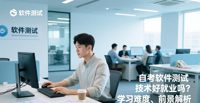 自考软件测试技术好就业吗？学习难度、前景解析