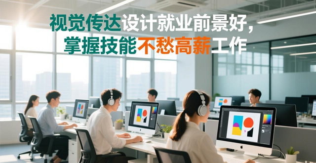 视觉传达设计就业前景好，掌握技能不愁高薪工作