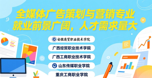 全媒体广告策划与营销专业就业前景广阔，人才需求量大