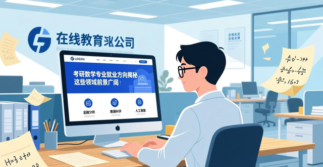 考研数学专业就业方向揭秘，这些领域前景广阔