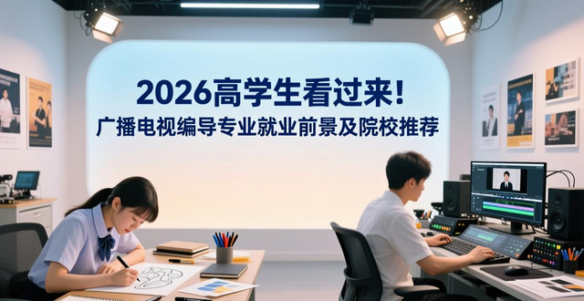 2026高考生看过来！广播电视编导专业就业前景及院校推荐