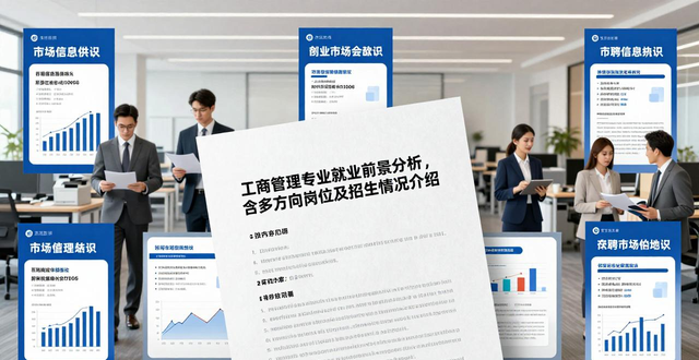 工商管理专业就业前景分析，含多方向岗位及招生情况介绍