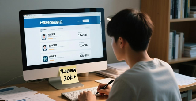 同济计算机专业就业指南，教你在上海轻松拿高薪