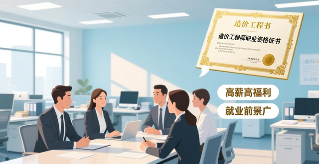 造价工程师就业前景好，高薪高福利，考下证书好处多
