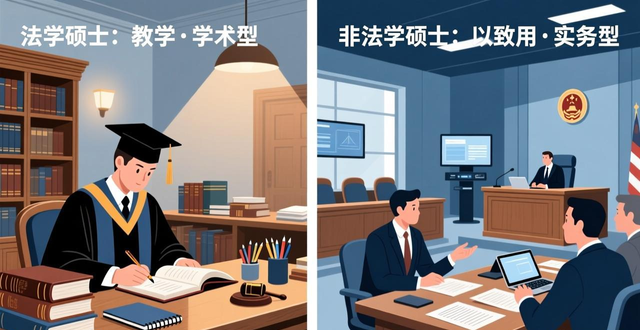 非法学硕士就业前景如何？与法学硕士有何区别？