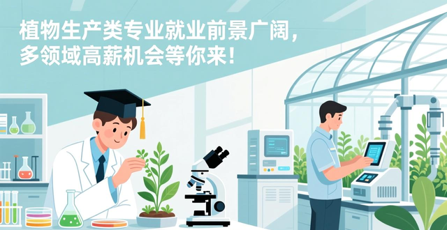 植物生产类专业就业前景广阔，多领域高薪机会等你来