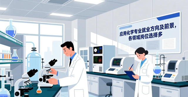 应用化学专业就业方向及前景，各领域岗位选择多