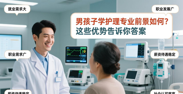 男孩子学护理专业前景如何？这些优势告诉你答案