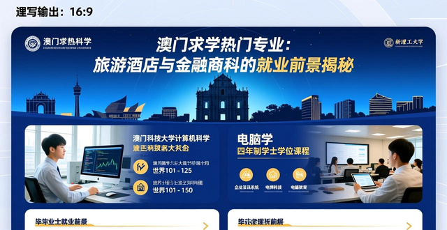澳门求学热门专业：旅游酒店与金融商科的就业前景揭秘