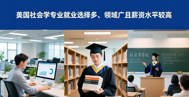 美国社会学专业就业选择多、领域广且薪资水平较高