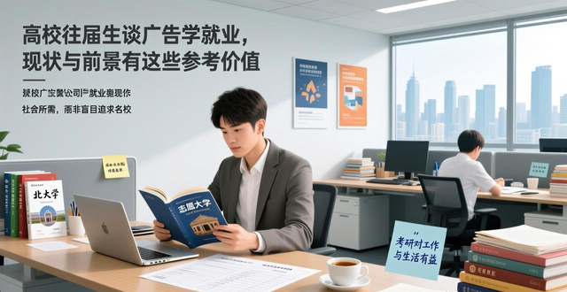 高校往届生谈广告学就业，现状与前景有这些参考价值
