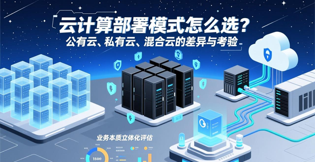 云计算部署模式怎么选？公有云、私有云、混合云的差异与考量
