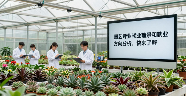 园艺专业就业前景和就业方向分析，快来了解