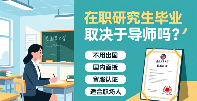 在职研究生毕业取决于导师吗？