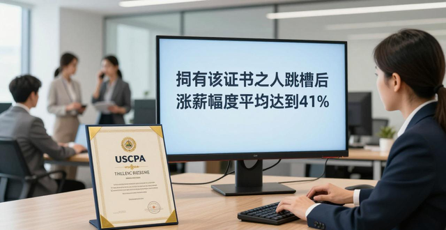 USCPA就业前景佳，持证人受青睐，年薪超80万不是梦