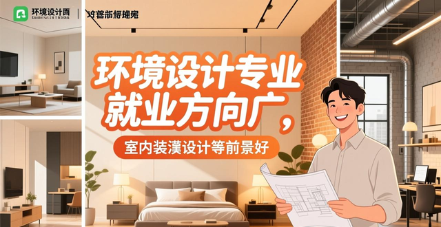 环境设计专业就业方向广，室内装潢设计等前景好