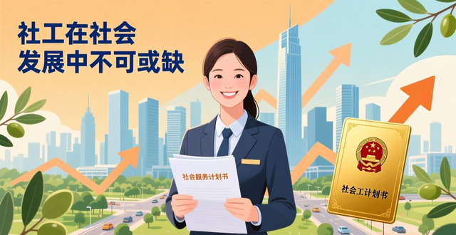 社工证就业前景好，多领域能上岗，还能提升薪资待遇