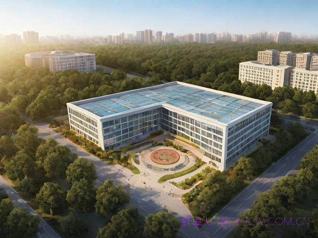 蚌埠工商学院真实评价,蚌埠工商学院鸟瞰图