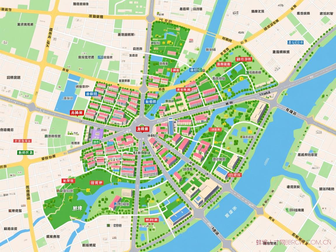 蚌埠卫星地图高清版,蚌埠地图查询