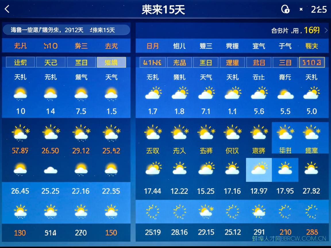 蚌埠15天天天气预报,蚌埠天气15天预报 cn