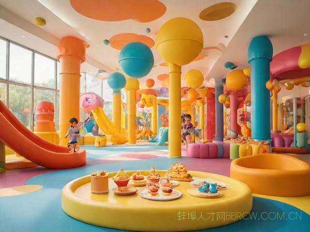 蚌埠泡泡亲子餐厅图片,蚌埠有哪些玩蹦床的地方