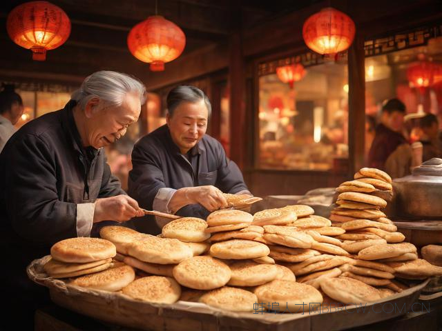 蚌埠油酥烧饼加盟店,蚌埠特产烧饼
