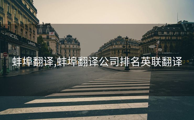 蚌埠翻译,蚌埠翻译公司排名英联翻译