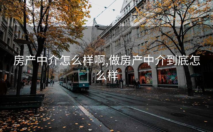 房产中介怎么样啊,做房产中介到底怎么样