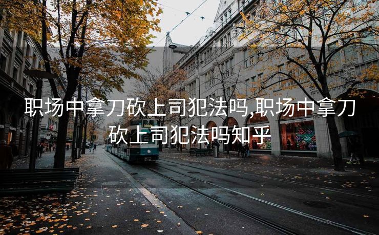 职场中拿刀砍上司犯法吗,职场中拿刀砍上司犯法吗知乎