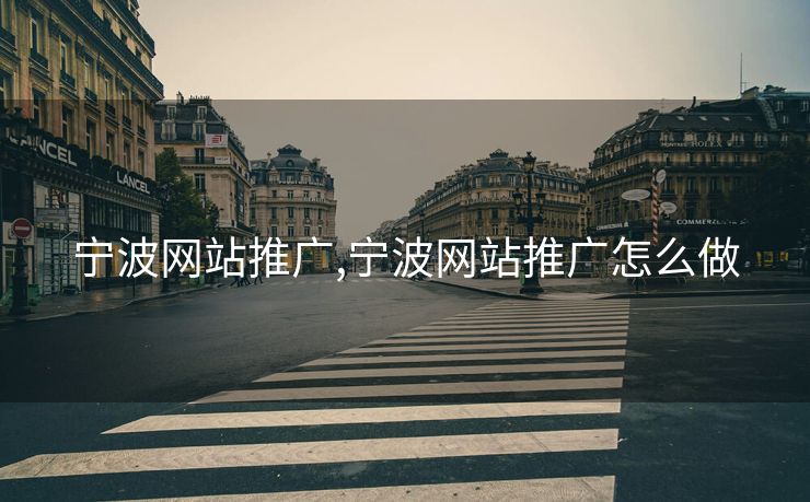 宁波网站推广,宁波网站推广怎么做