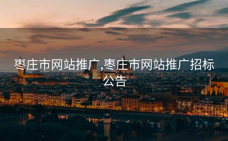 枣庄市网站推广,枣庄市网站推广招标公告