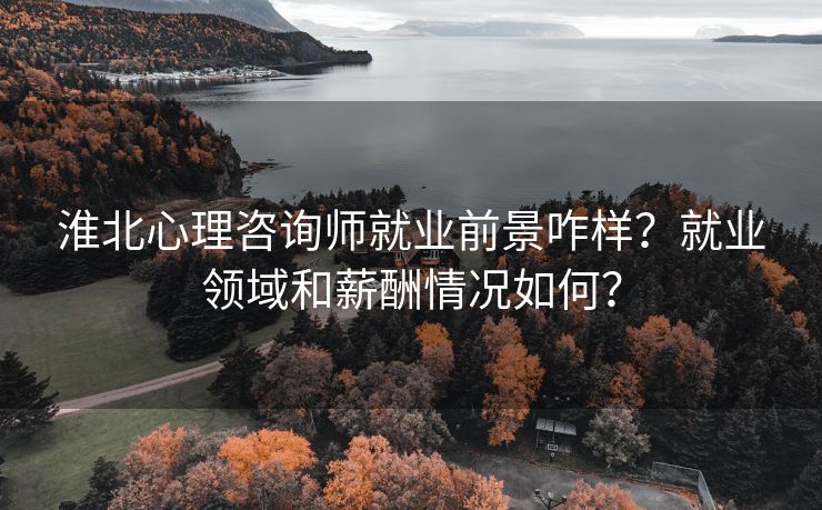 淮北心理咨询师就业前景咋样？就业领域和薪酬情况如何？