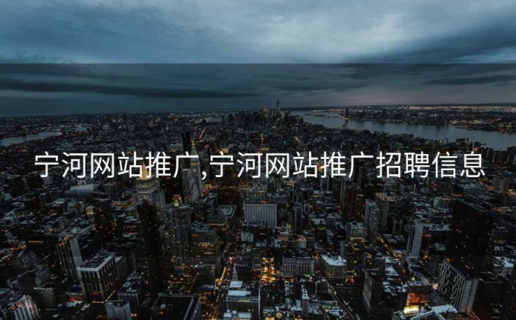 宁河网站推广,宁河网站推广招聘信息