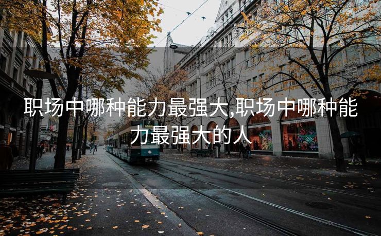 职场中哪种能力最强大,职场中哪种能力最强大的人