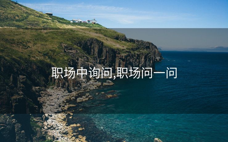 职场中询问,职场问一问